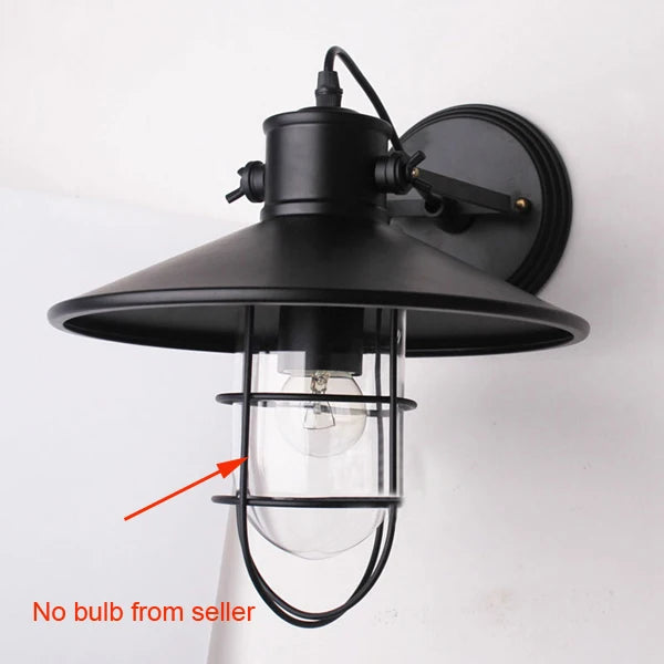 lampe murale industrielle noir mat éclairage quotidien entrée salle bain 249 2000 lumens LED