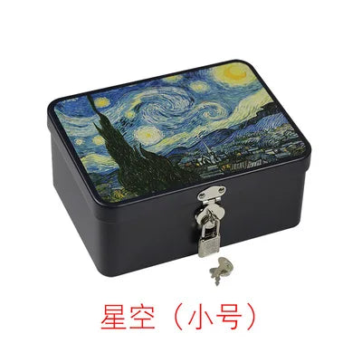boîte bijoux métal fleurs bleu cadenas personnalisation vintage respectueuse environnement