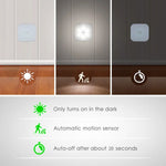 veilleuse led motion sensor lampe sans fil prise murale éclairage nuit chambre couloir moderne