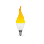 ampoule led effet flamme moderne jaune orange scintillement éclairage intérieur e27 b22 e14
