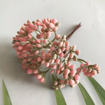 bouquet artificiel fleurs petites variées tringle violet vert blanc rose gris rouge naturel