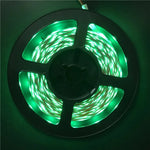 ruban led 12v 5m 60 led smd noir adhésif moderne connecteur rgb blanc chaud
