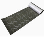 revêtement mural plaque hexagonale motif blanc gris moderne autoadhésif dark gray white