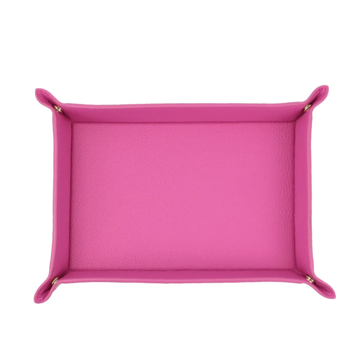 plateau rangement cuir grained rouge bleu marine vert rose marron moderne pince bijoux parfum