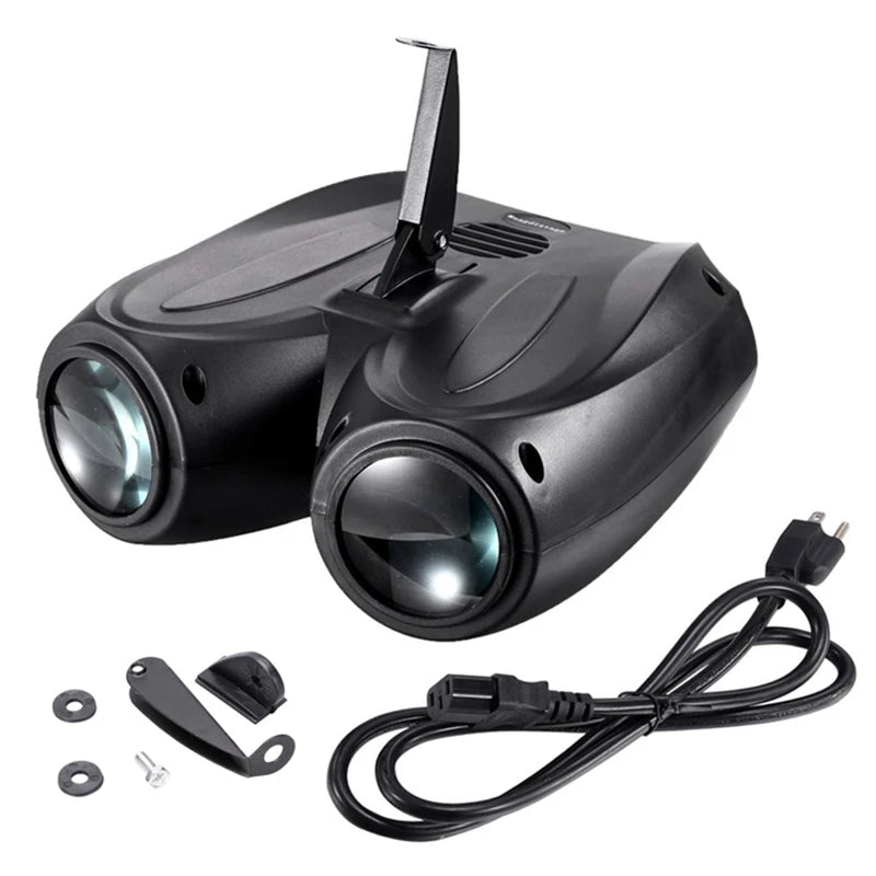 projecteur laser noir moderne clips câble alimentation éclairage scène divertissement autocontrôle son effets