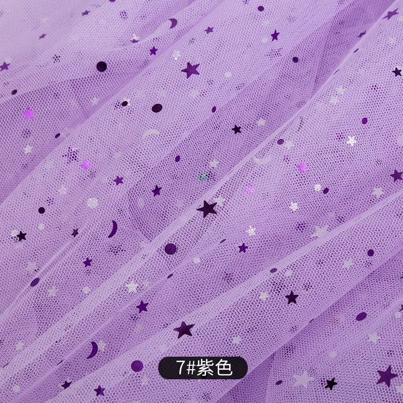 tulle étoiles dorées jupe enfant blanc rose violet élégante diy mariage