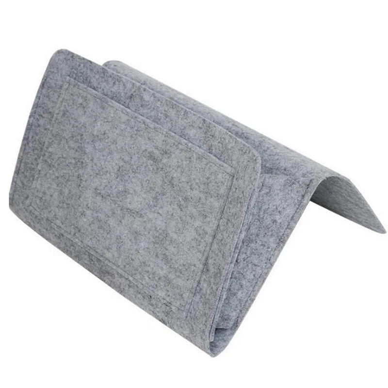 sac rangement gris moderne poche tablette smartphone écouteurs fruits pliable respectueux environnement multifonctionnel salon