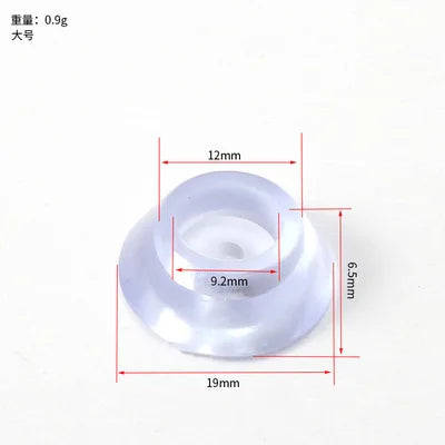 protector pieds silicone transparent vis moderne cache pieds rond lisse usure silencieux