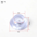 protector pieds silicone transparent vis moderne cache pieds rond lisse usure silencieux