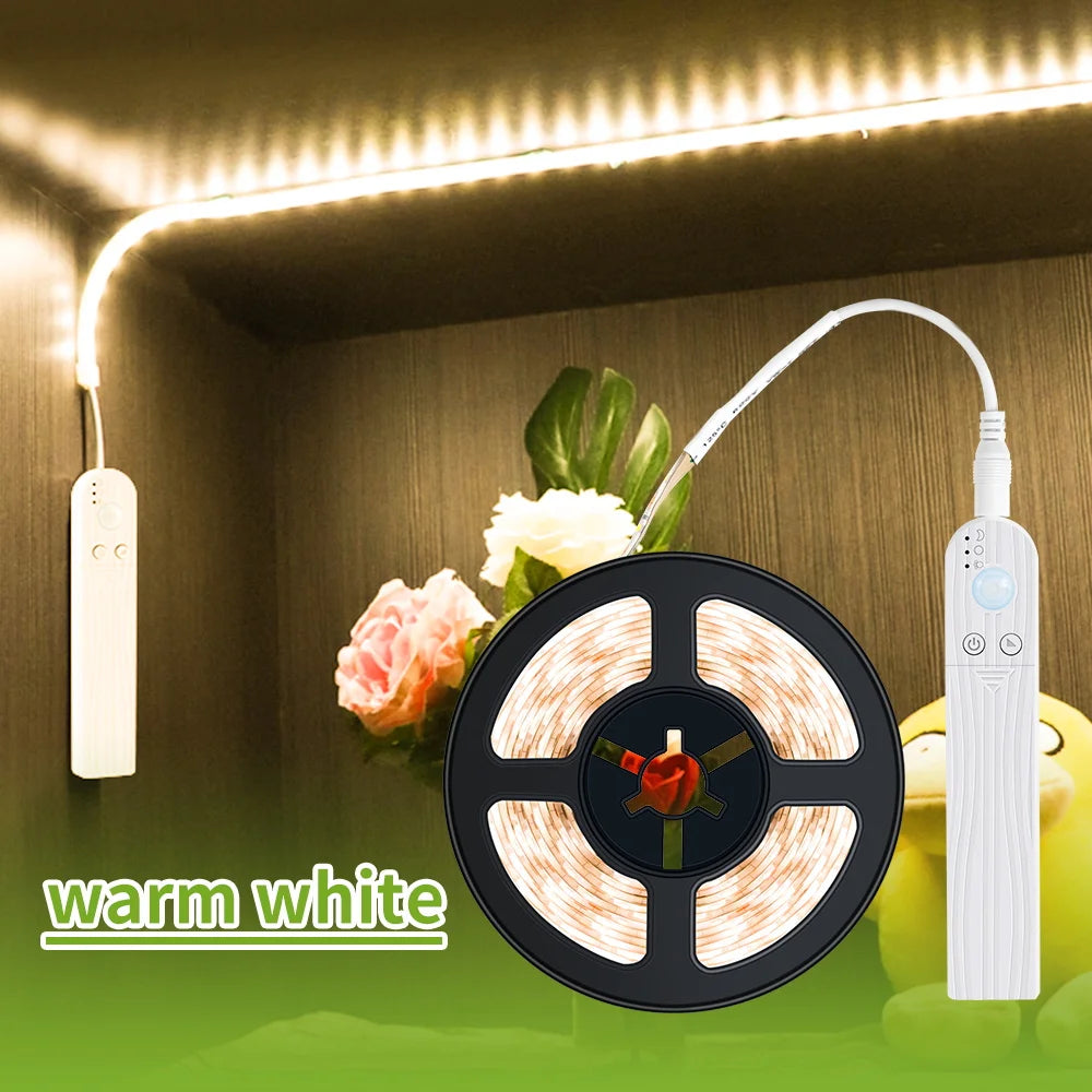 ruban led blanc chaud adhésif moderne 60leds 1m 3v 5v piroptir