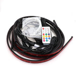 Bande LED sous voiture bleu profond