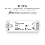 interrupteur led touch dimmer blanc noir rond moderne minimaliste adhésif