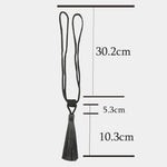 corde rideaux pompon moderne élégant blanc doré argenté polyester facile utiliser decoration chambre