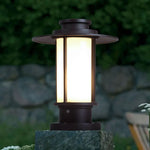 lampe sol marron foncé classique ip65 led base e27 matériau aluminium oeilletextérieur autonomeparquetintérieur