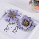 décoration intérieure fleurs artificielles lotus vintage rose vert clair mariage scrapbooking decor