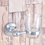 ensemble accessoires salle bain chrome blanc porte savon distributeur brosse wc tasse motif