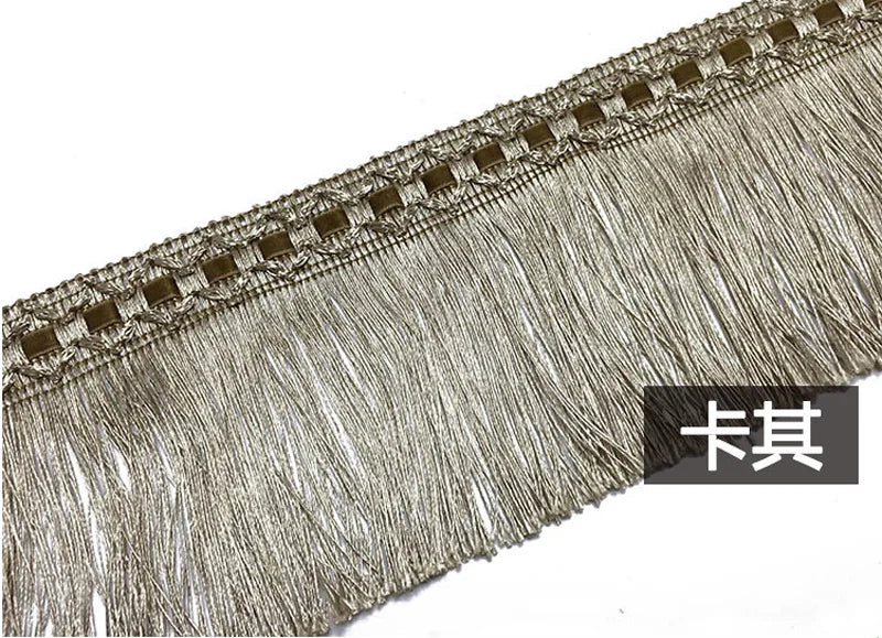 ruban franges or violet gris bleu beige classique élégant polyester ecologique decrolement tissu finement