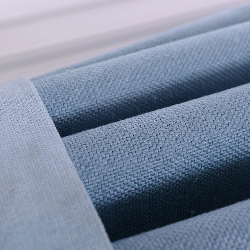 Rideaux Occultants en Faux Lin pour Salon - Isolation Thermique et Style Moderne