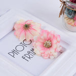décoration intérieure fleurs artificielles lotus vintage rose vert clair mariage scrapbooking decor