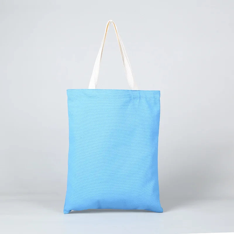 sac toile réutilisable respectueux environnement multiple utilisations couleur variée moderne 34x42cm