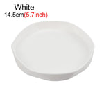 assiettes modernes plastique durable sauciers plante plateaux d'égouttement pots fleurs trépieds jardin intérieur extérieur