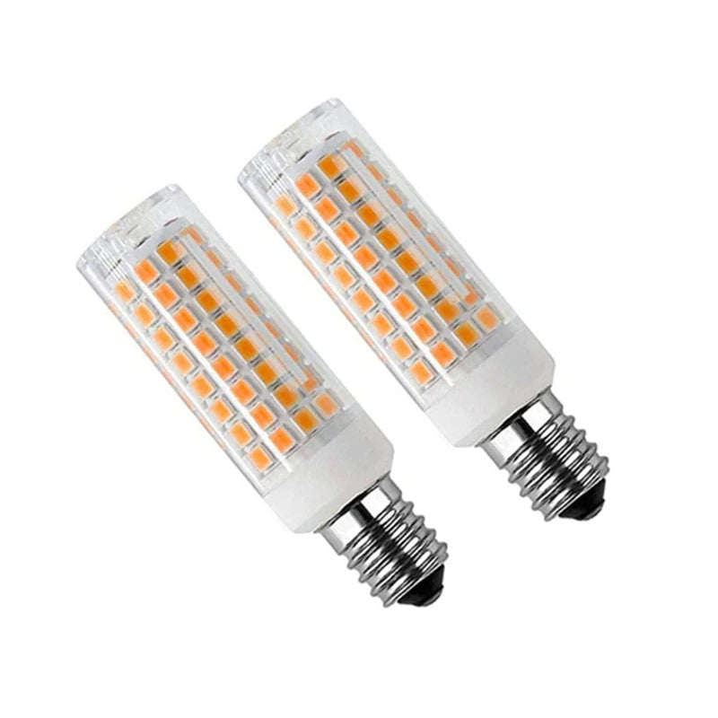 ampoule led e14 blanc jaune carrés dorés moderne 51 leds 33 leds 75 leds