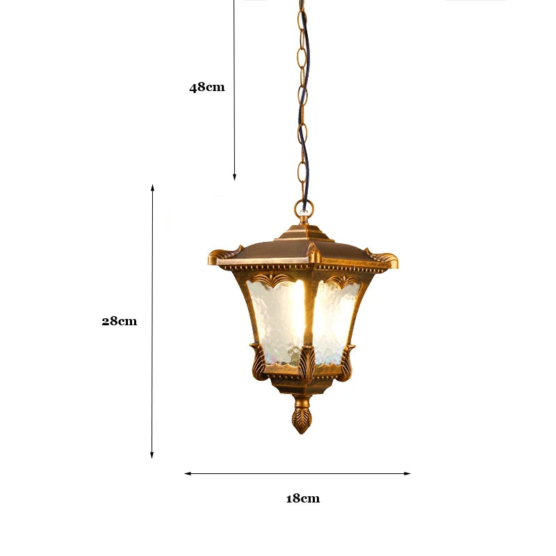 lampe suspendue or noir ornements dorés motifs géométriques opalescente classique vintage chambre salon