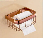 ensemble porte serviettes moderne rose doré salle bain fixations murales lisses opaques