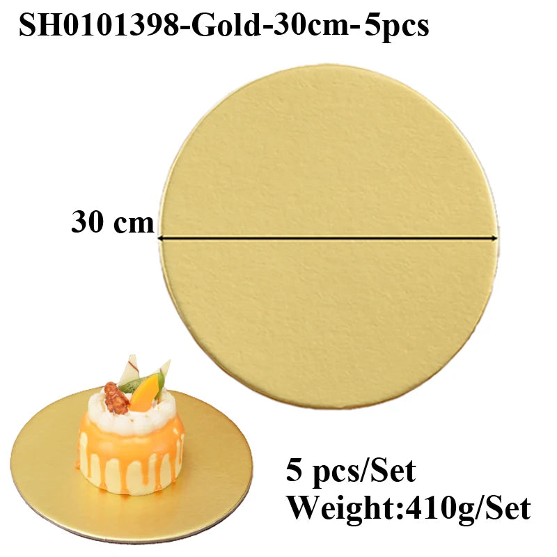 assiettes rondes dorées unies modernes respectueuses environnement opaques variées tailles pâtisserie