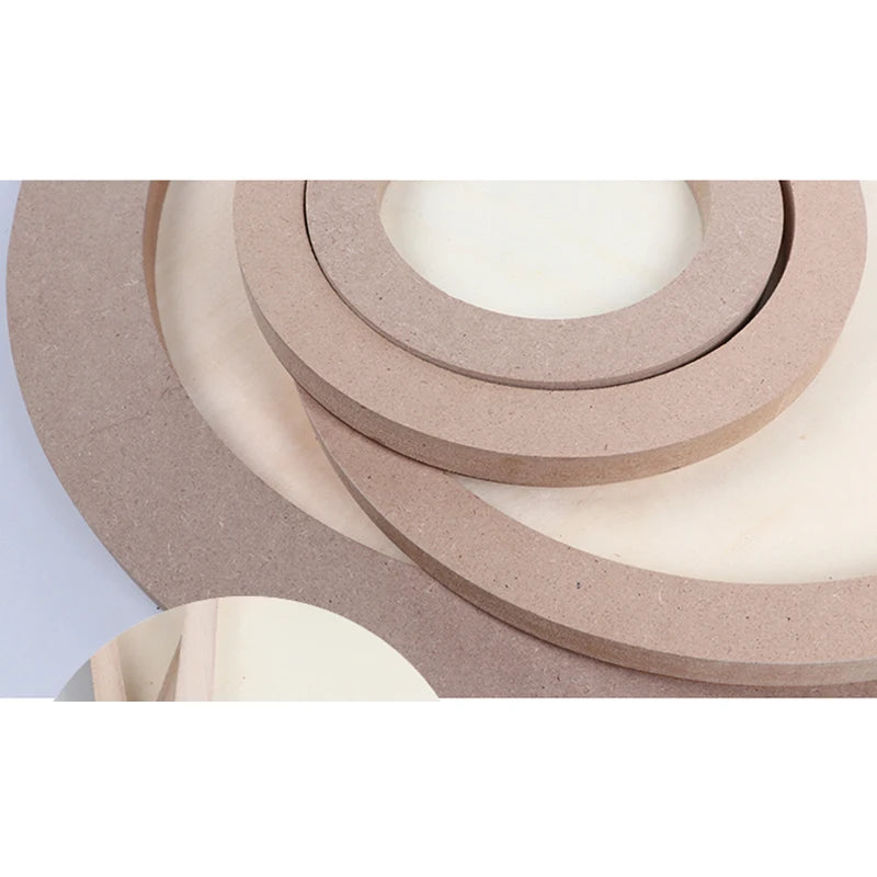 assiettes carton beige clair minimaliste 40cm 30cm 25cm 20cm 15cm