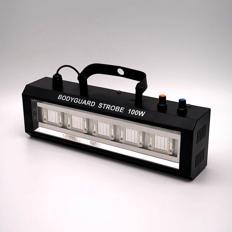 lampe stroboscopique led 100w rgb sans télécommande noir moderne disco scène