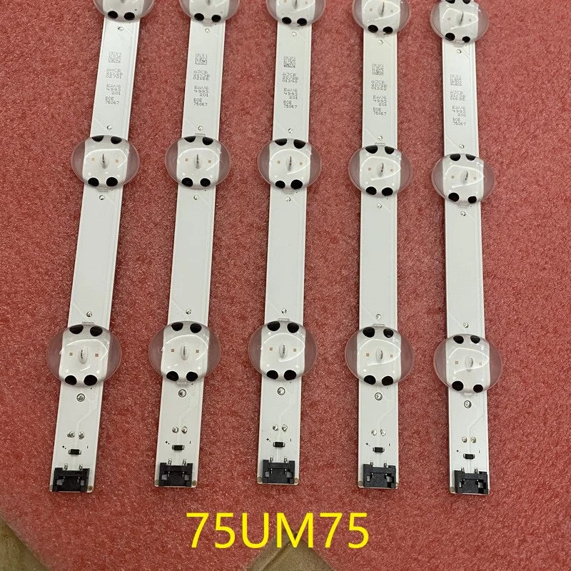 barres rétroéclairage led blanc moderne aluminium lisse sans câble fixe bluetooth non