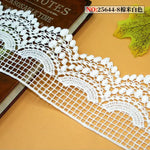 rubans dentelle fine motifs floraux noir beige blanc cassé classique élégant soluble l'eau écologique