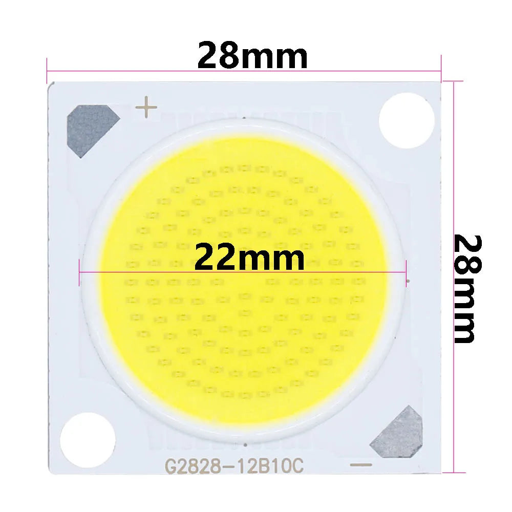 ampoule led haute puissance 60w jaune blanc surface texturée spots industriels 28mm