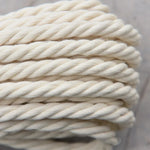 corde coton tissée torsades beige rustique haute ténacité imperméable écolo décoration maison mariage DIY