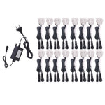 spots led blanc ip67 acier inoxydable moderne adaptateur dc12v câble noir
