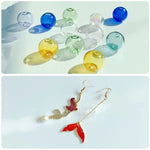 verre transparentes diverses couleurs modernes lisses anneaux intérieurs fixation 30mm pièces