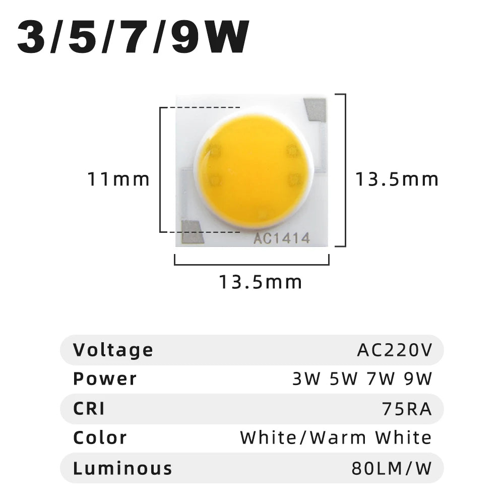 lot 10 puces led cob carrées projecteur downlight surface blanc chaud moderne intérieur