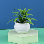 petite plante artificielle aloes pot blanc décoration moderne fleurs fausses vertes