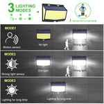 lampe solaire moderne noire blanche capteur mouvement induction led étanche ip65 abspathétique