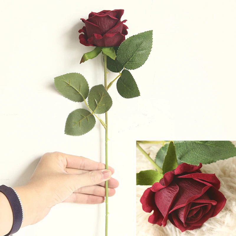 bouquet artificiel roses violet blanc decoration maison mariage anniversaire intérieur classique