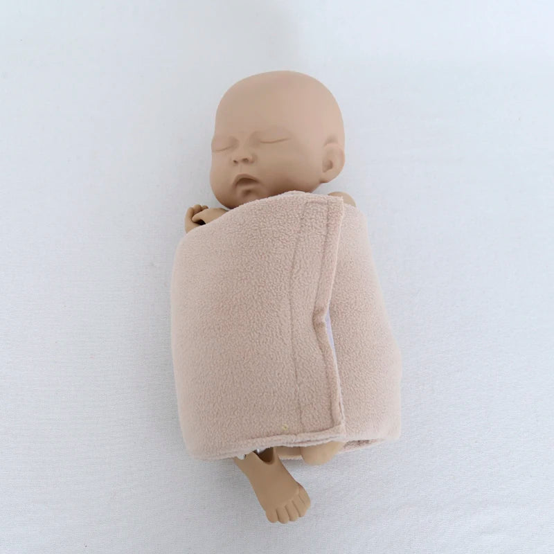 coussins doux velours bébé oreiller photo accessoire pose classique blanc rose beige violet