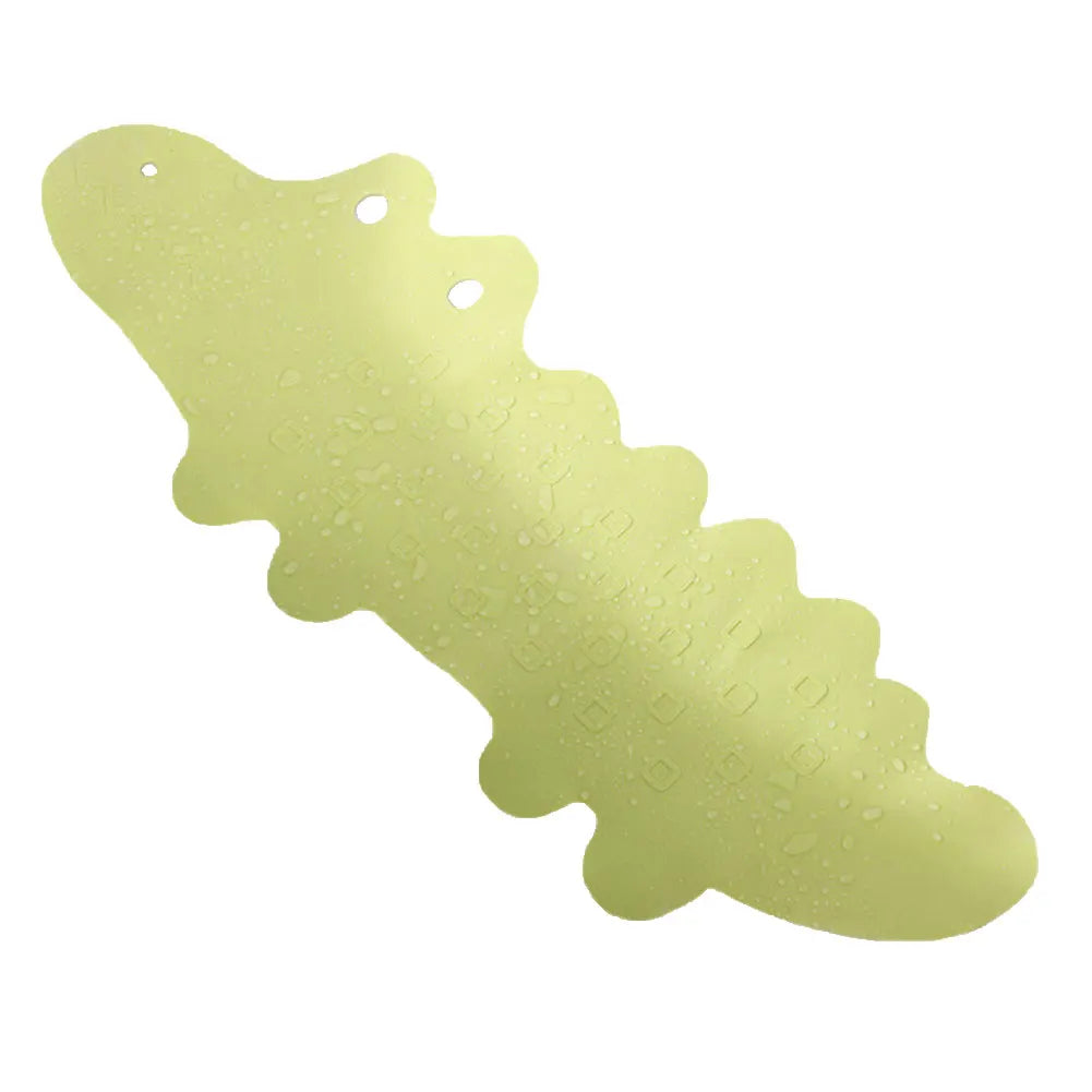 tapis bain enfant motif crocodile bleu vert rose non glissant salle bain