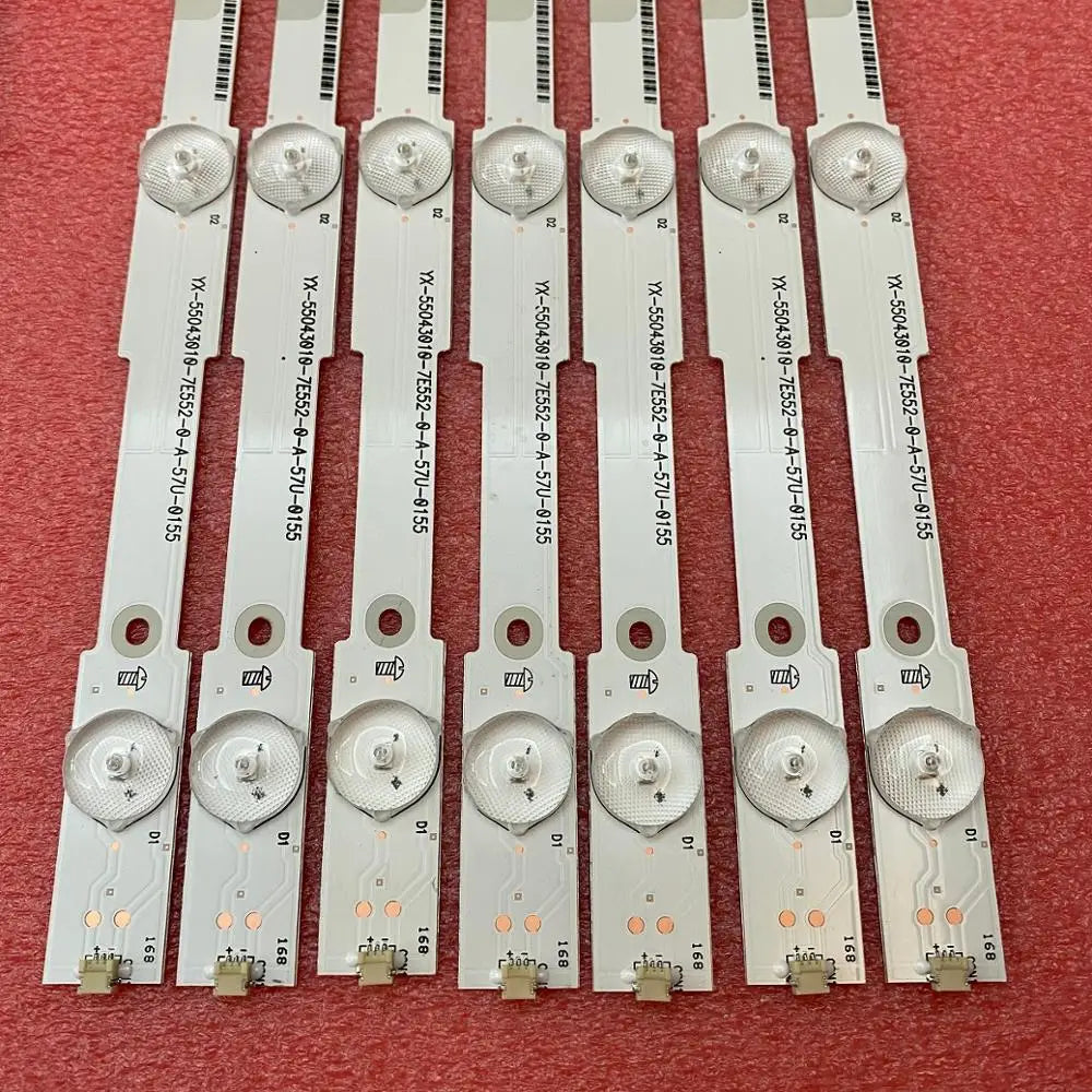 bande lumineuse led blanc gris noir moderne connecteurs imprimé numéros série