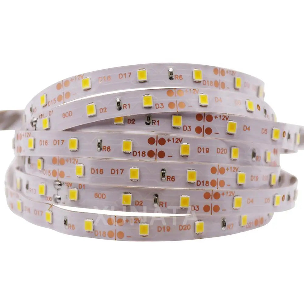 ruban led 24v 12v 480leds 2400leds double rangée 1200leds 900leds blanc jaune orange moderne