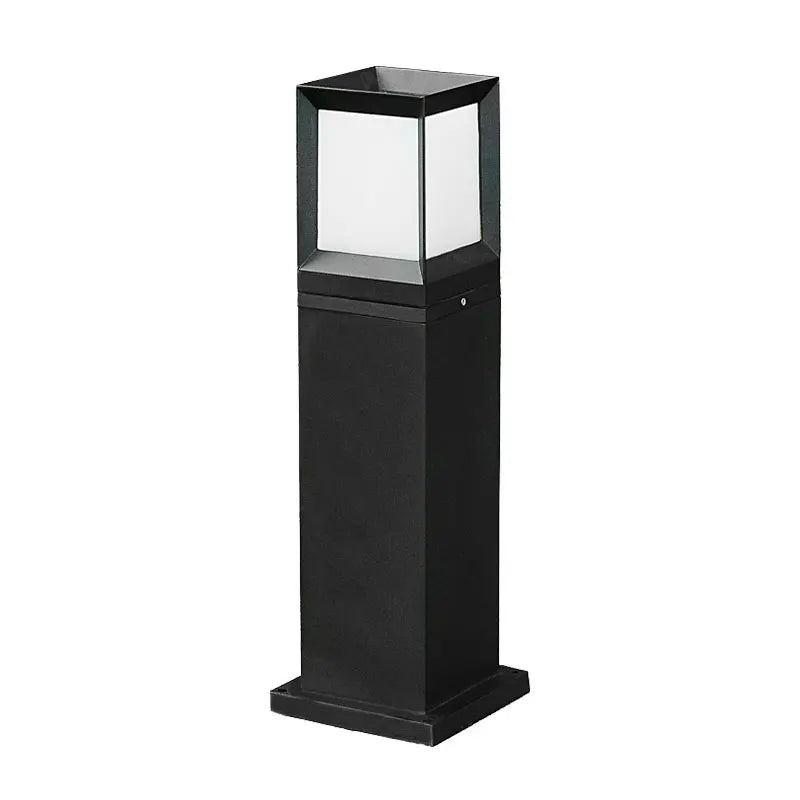 lampe moderne minimaliste extérieure led étanche noir gris ip65 waterproof