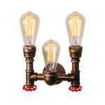 lampe murale industrielle métal vieilli bronze éclairage quotidien chambre salon cuisine étudié entree sdb