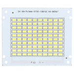 projecteur led 50w plaque diodes smd blanc 6000k matrice moderne 96x76.5mm 50pcs diodes