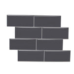 carreaux muraux 3d rouges adhésifs modernes lot pièces brillants décoration intérieure