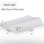 oreiller cervical ergonomique latex naturel mousse mémoire forme contemporain